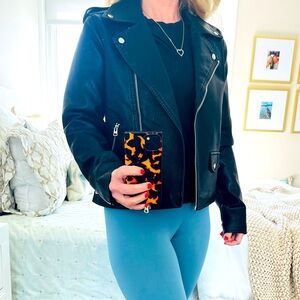 Topshop Faux Leather Jacket